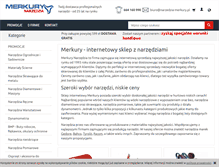 Tablet Screenshot of narzedzia-merkury.pl
